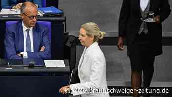 Bundestag: Für Weidel ist „Schwarz-Rot vorbei“ – Merz wirft AfD Wählerbetrug vor