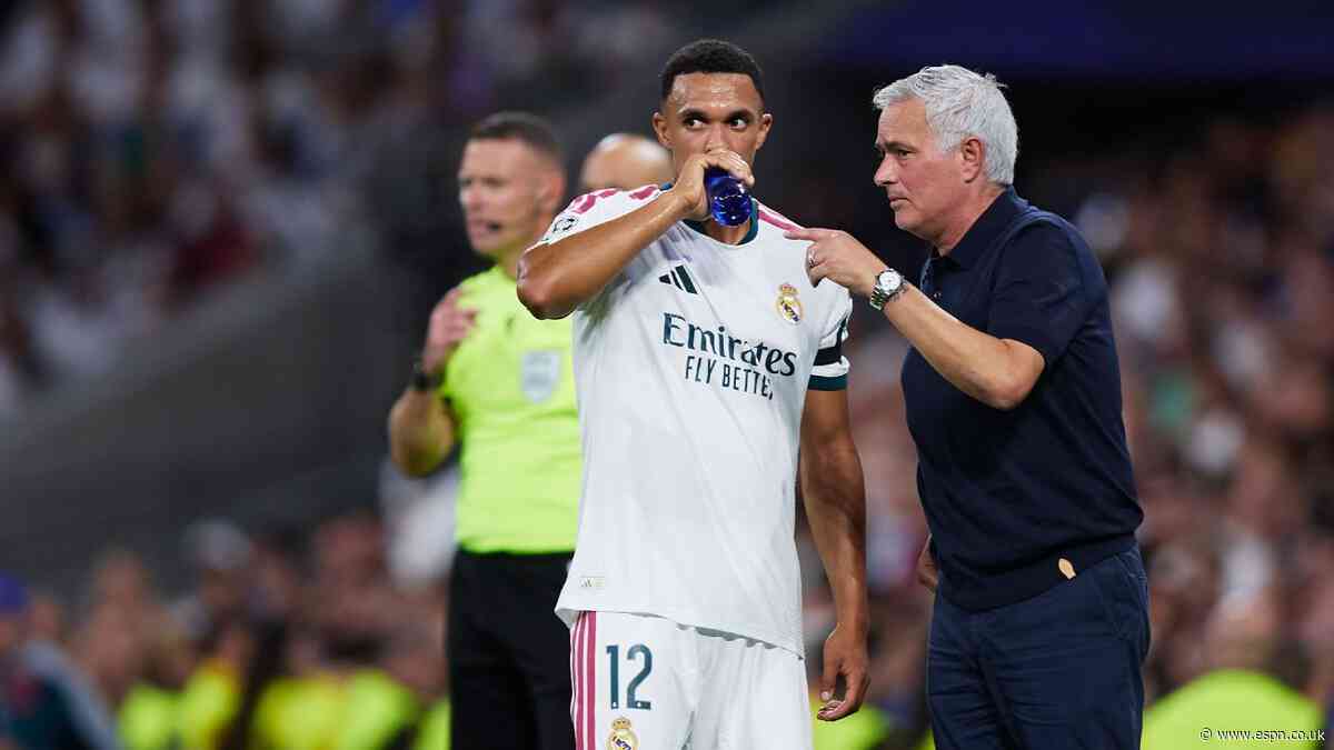 Mourinho: Trent isn't a midfielder despite CL start