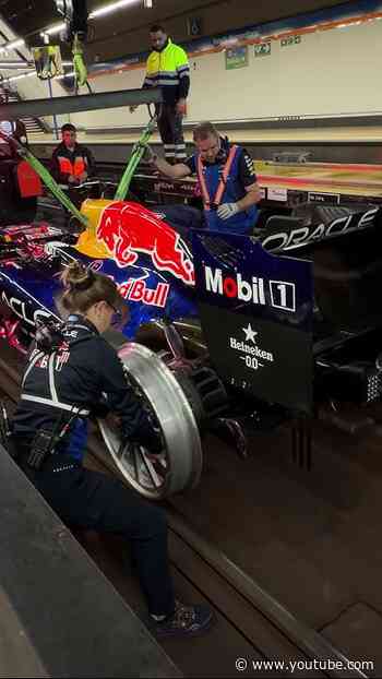 please don't try this at home... 😅 #F1 #RedBullRacing #SpanishGP