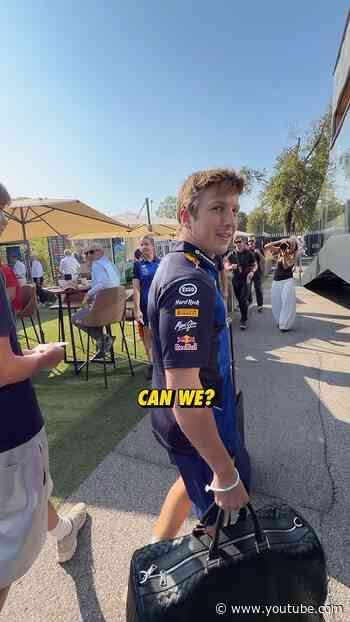 Checking in with LL30 this morning 😌#F1 #RedBullRacing #ItalianGP