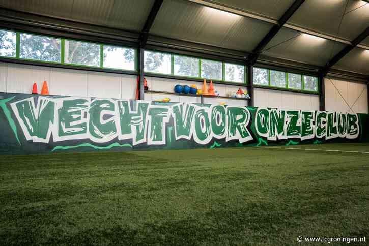 Supporters geven voetbalschuur Opleiding metamorfose 