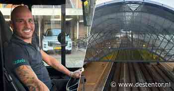 Grote leegte op het station van Zwolle, buschauffeur Gino rijdt wél gewoon zijn rondjes