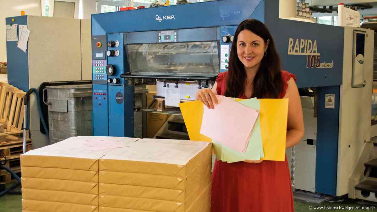 Hier werden Wolfenbüttels Stimmzettel für die Wahl gedruckt