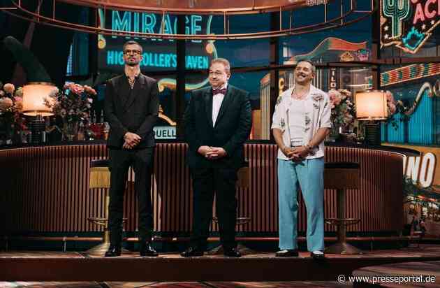 Abgezockt! Bastian Pastewka, Leony, Katja Riemann und Heinz Strunk pokern mit Joko & Klaas in "Das Duell um die Geld" um richtige Antworten