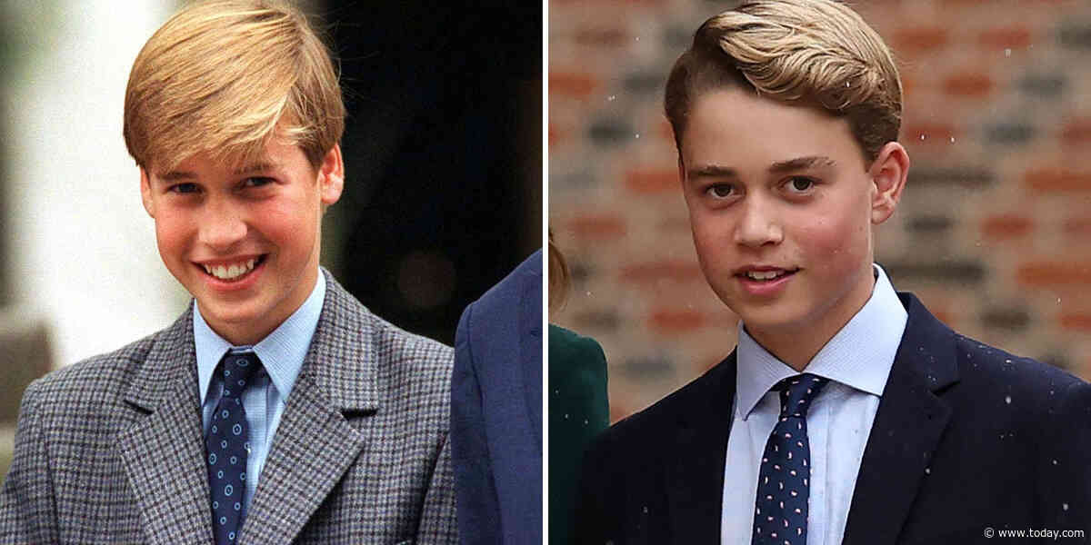 See How Prince George’s First Day at Eton Compares to Prince William’s, 31 Years Ago