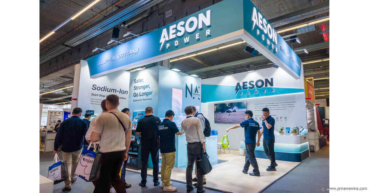 Aeson Power lanza soluciones de baterías de iones de sodio en Automechanika Frankfurt