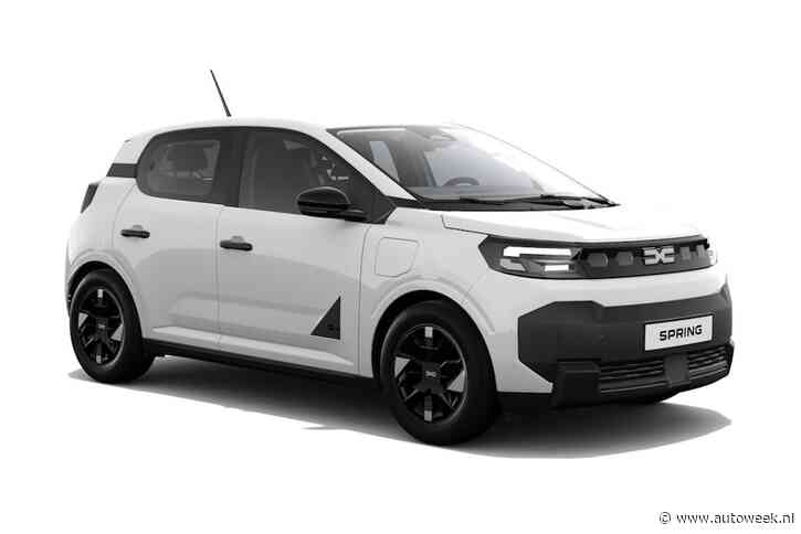 De kaalste Dacia Spring mist vooral iets in het interieur