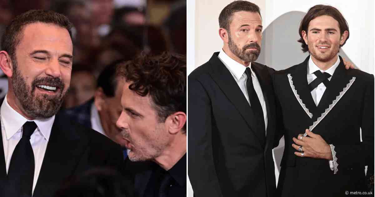 Casey Affleck’s son Indiana, 22, is spitting image of his dad in rare red carpet appearance