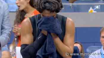 Exhausted Carlos Alcaraz vomits into towel as he loses US Open epic finishing at 3.33am