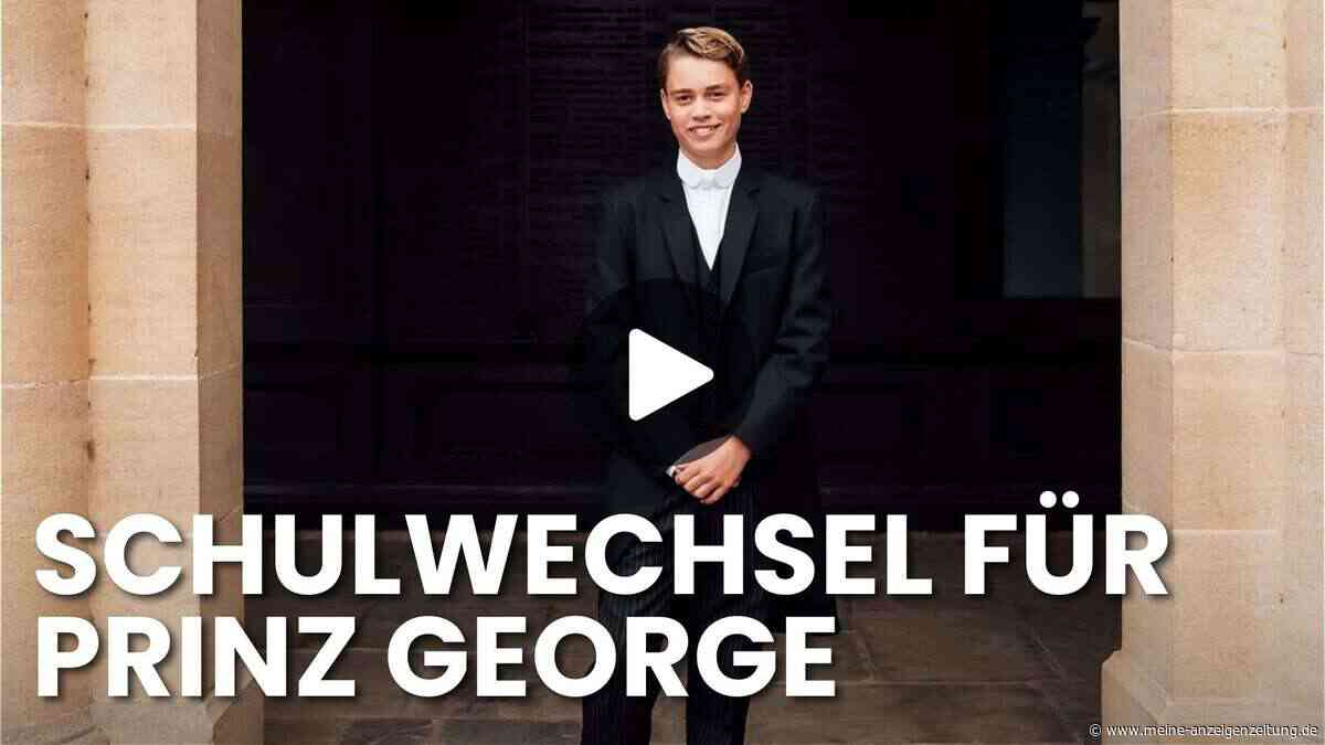 Prinz George tritt in Williams Fußstapfen: Erster Tag am elitären Eton College