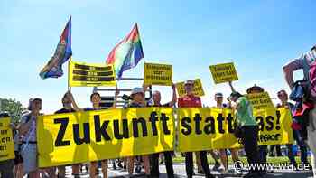 Klima-Demo in Hamm – mit Fahrrad-Protest und lokalen Künstlern