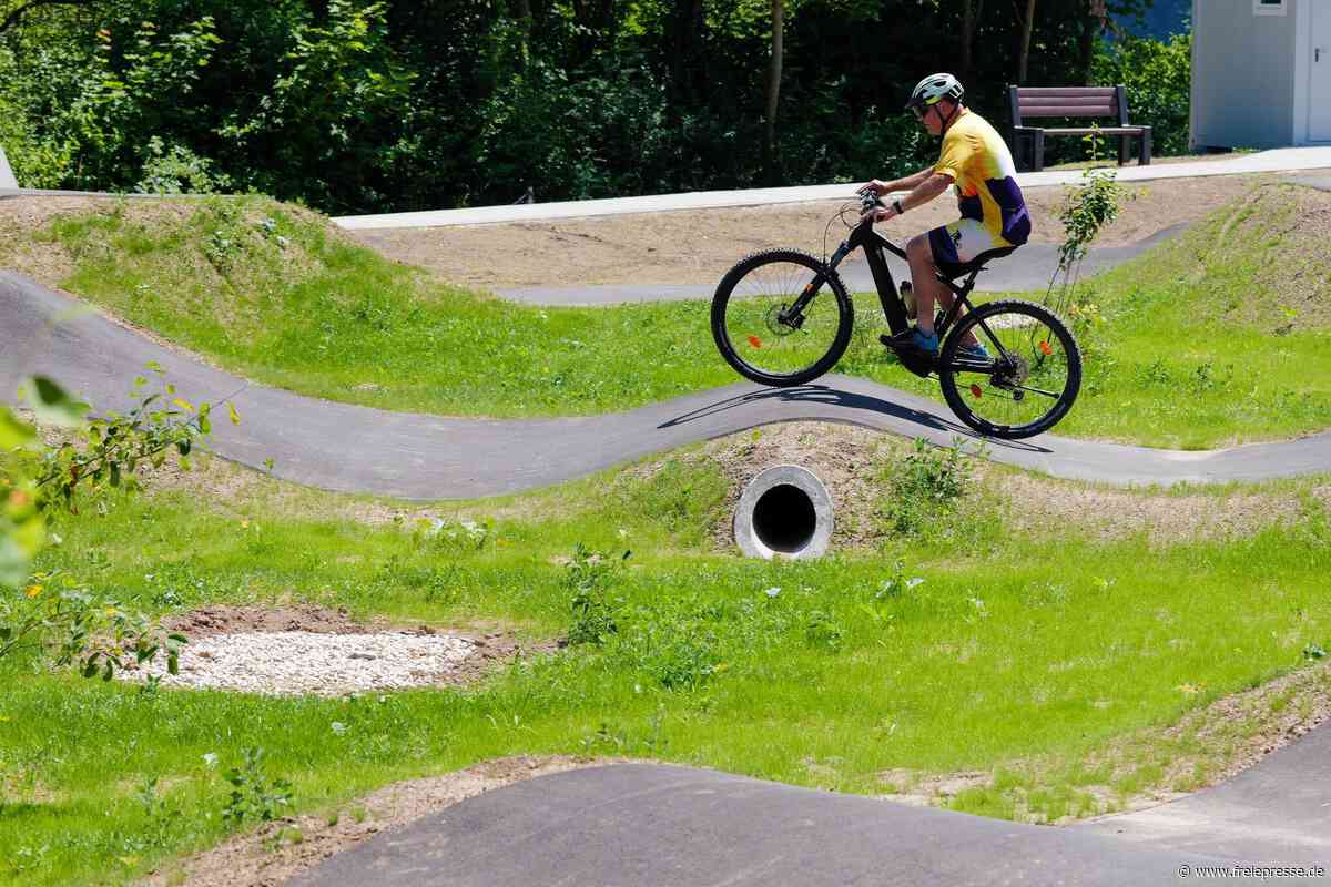 Neuer Pumptrack an der Talsperre Pöhl: „Die Resonanz ist ein großer Erfolg“