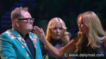 Alan Carr brands Amanda Holden a 'little b****' at the NTAs as fans go wild for Paloma Faith's theatrical on-stage 'shove' of Charlotte Church in surprise performance