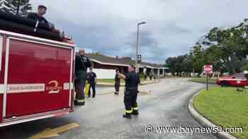 Officials: Lightning strike sparks gym fire at St. Pete Catholic High School