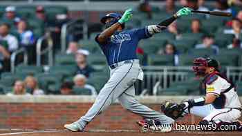 Junior Caminero hits his 39th homer as the Rays beat the Braves 7-1