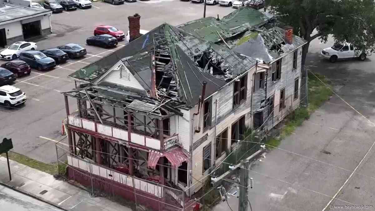 Another portion of Tampa’s historic Jackson House collapses