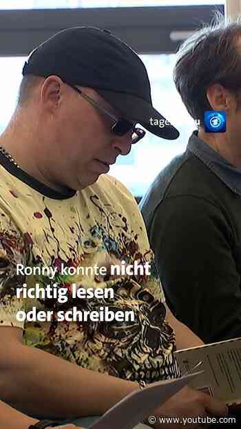 Ronny war Analphabet