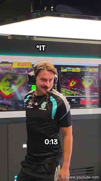 Got him 🤣 #f1 #mercedesf1 #monza #prank