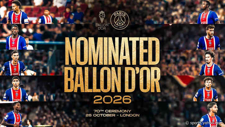 PSG have 10 players listed for Ballon d’Or award in record slew