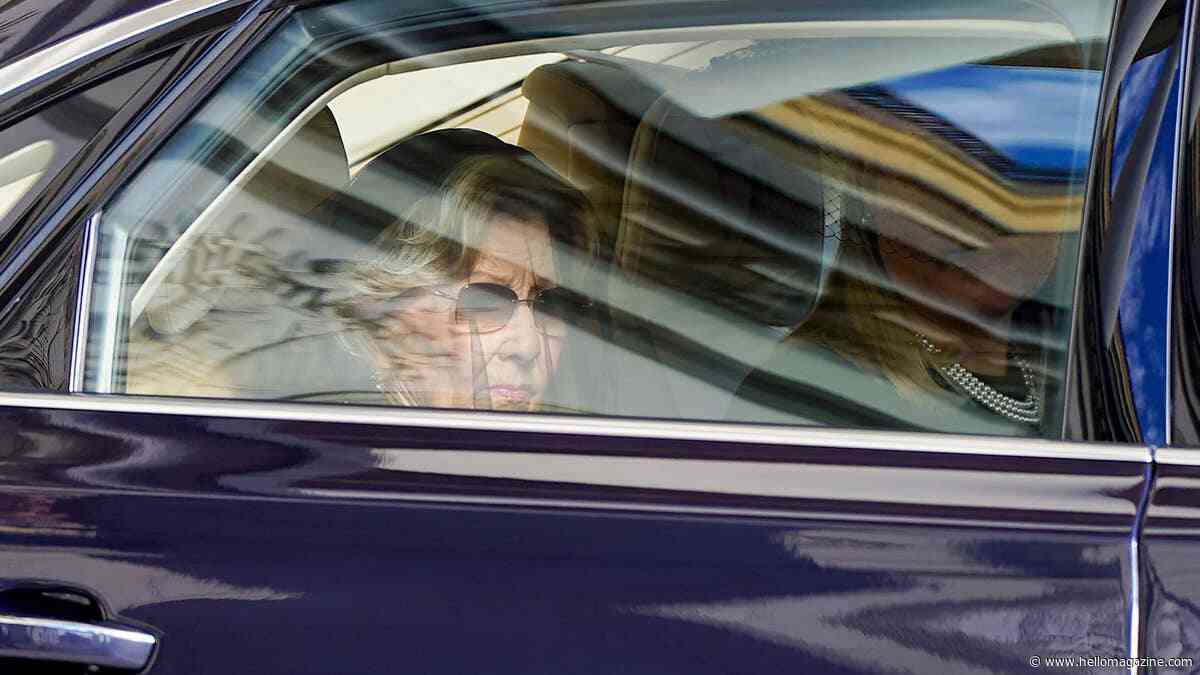 Tearful Queen Sonja supported by grieving Norwegian royals at King Harald's funeral - all the moving photos