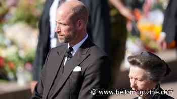 Sombre Princess Anne supports godson King Haakon at King Harald's funeral