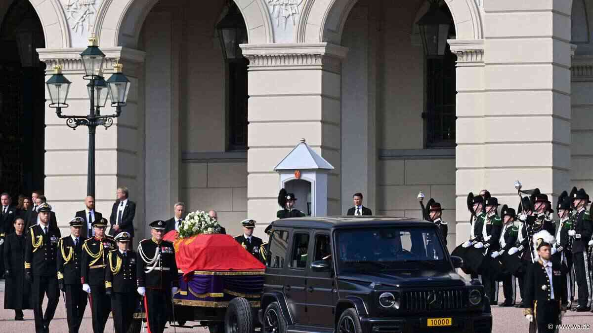 Norwegen trauert: Das Staatsbegräbnis von König Harald in Bildern