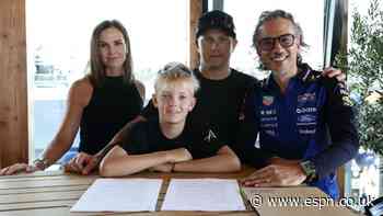 Red Bull sign Kimi Raikkonen's son Robin, 11