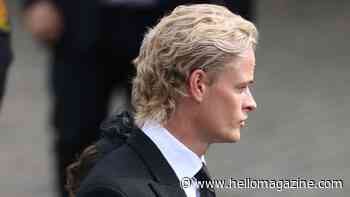 Disgraced Marius Borg Høiby makes low-key arrival at grandfather King Harald's funeral - despite house arrest