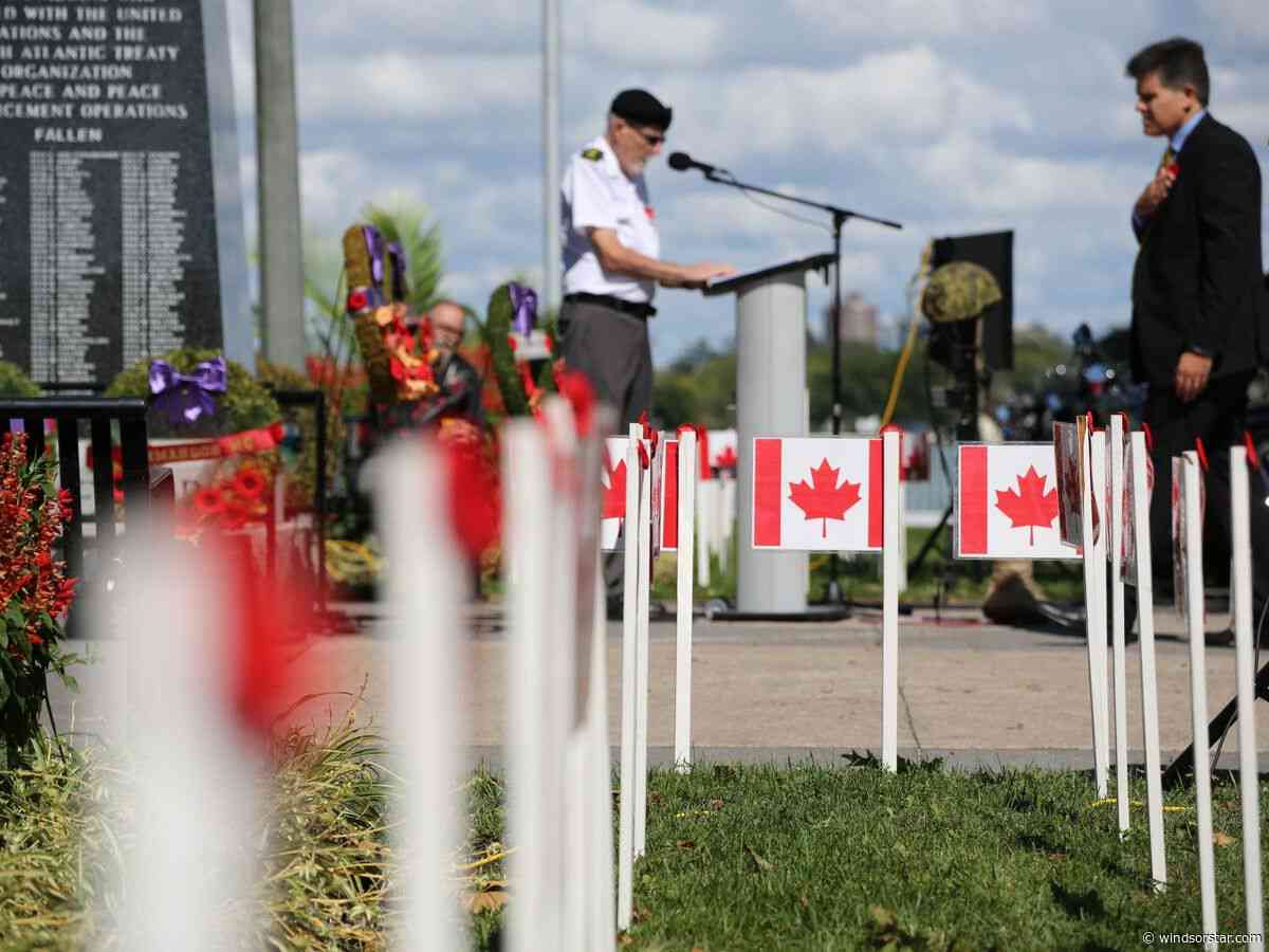 Windsor memorial service honours Canadians who served, died in Afghanistan
