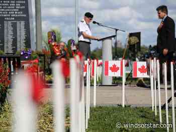 Windsor memorial service honours Canadians who served, died in Afghanistan