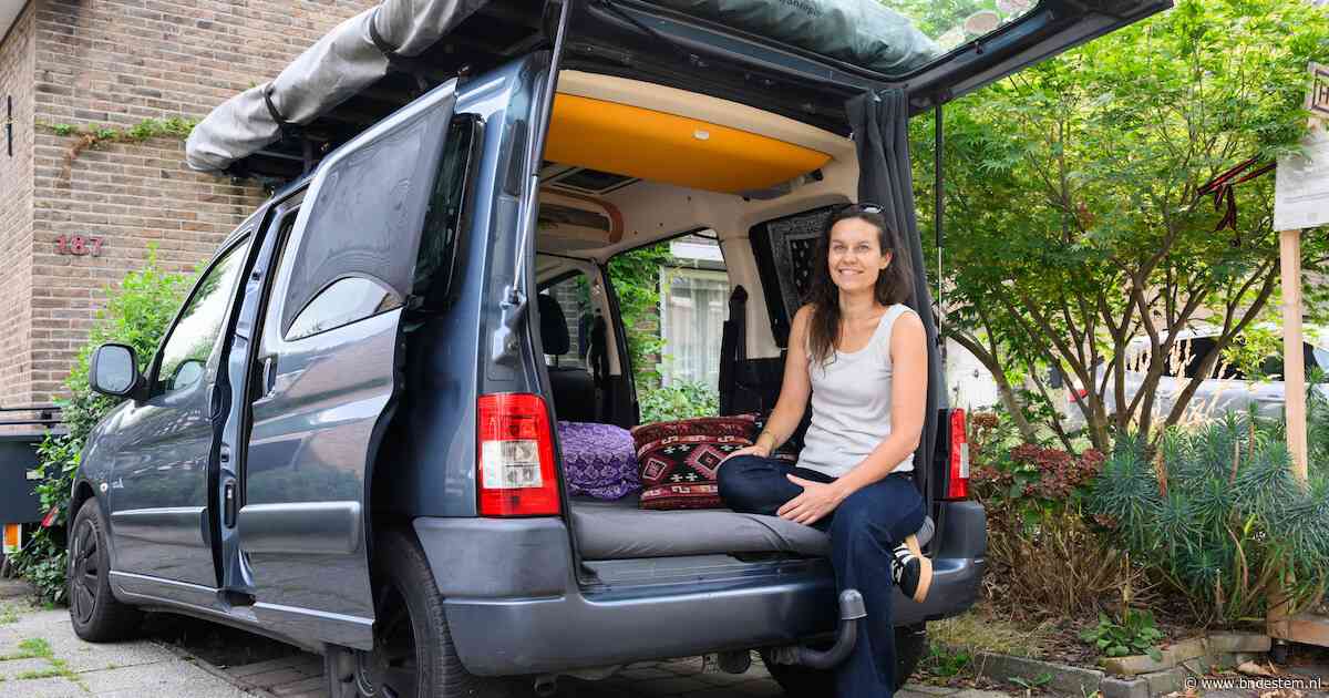 Charlotte’s camper staat altijd voor de deur: ‘We kunnen weg wanneer we willen’