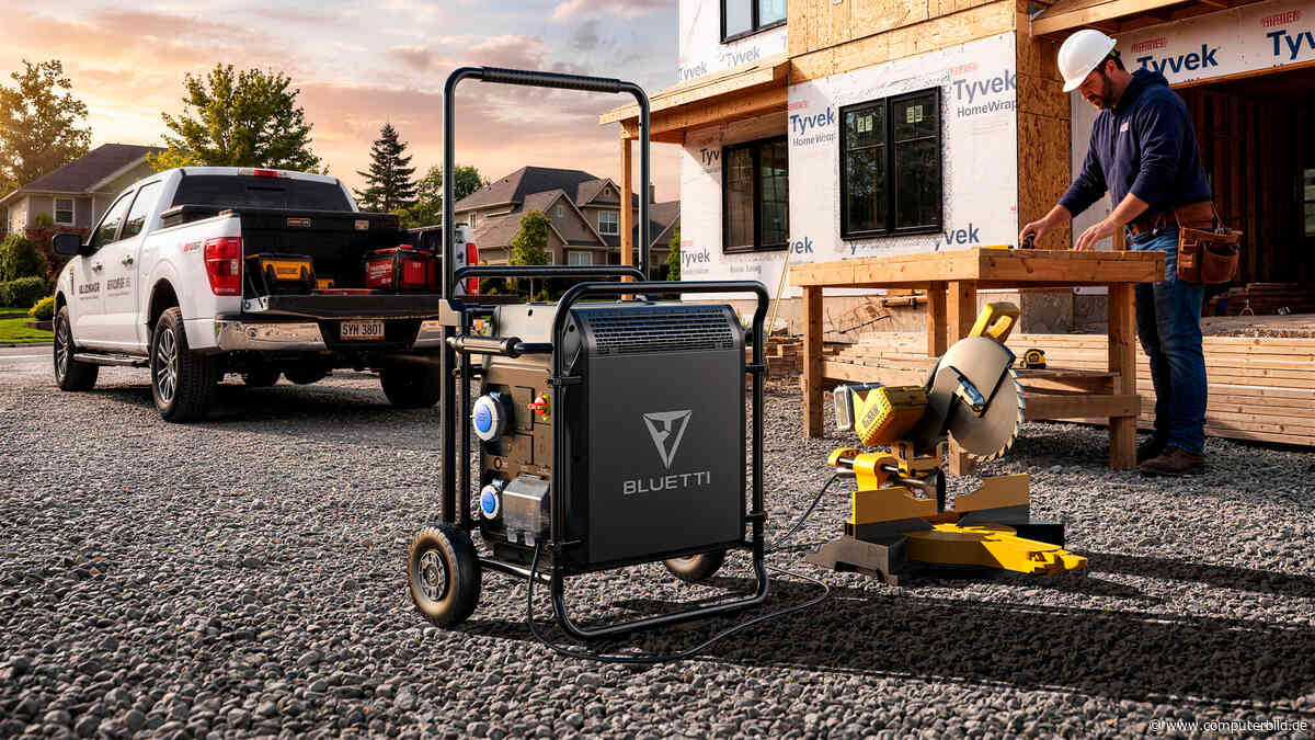 Bluetti Pioneer 5000: Dieser E-Generator holt sich Hilfe vom Verbrenner