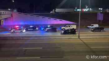 Traffic backed up for miles on I-35 in South OKC as authorities investigate death