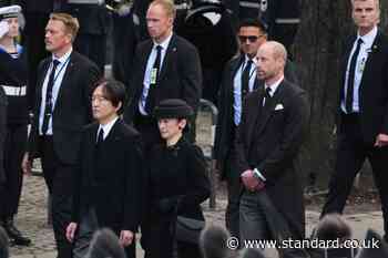 William walks in funeral procession in honour of King Harald V of Norway