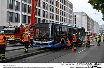 FW-M: Unfreiwilliger Zwischenstopp für Linienbus (Haidhausen)