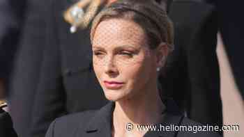Princess Charlene 'visually disappears' in elegant mourning veil