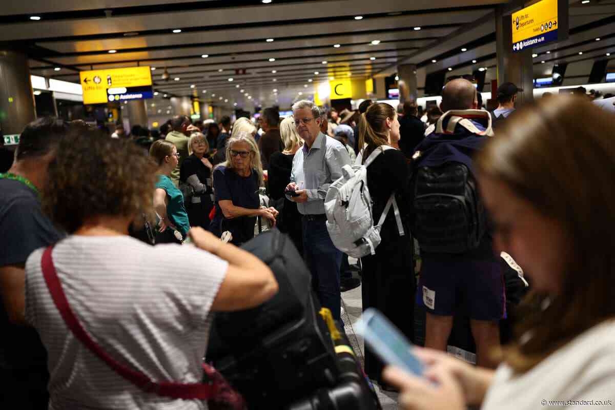 Heathrow and Gatwick delays LIVE: Hundreds more London flights cancelled today amid airports 'mayhem'