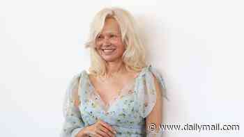 Pamela Anderson, 59, opts for voluminous locks and an elegant floral dress as she promotes new movie Place To Be at the Venice Film Festival