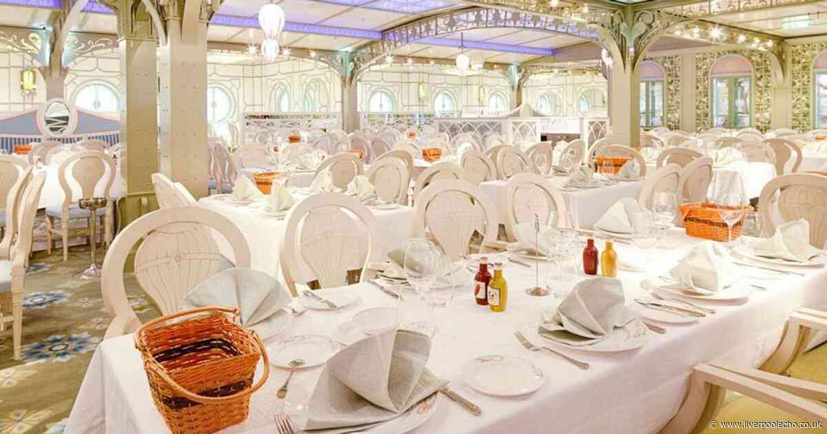 Look inside the Disney Dream luxury cruise liner docked in Liverpool