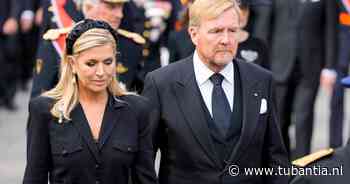 In beeld: Koning Willem-Alexander, Máxima en Amalia aanwezig bij uitvaart geliefde Noorse koning Harald