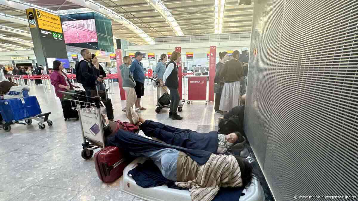 Technik-Panne legt britische Flughäfen lahm: 250.000 Passagiere gestrandet