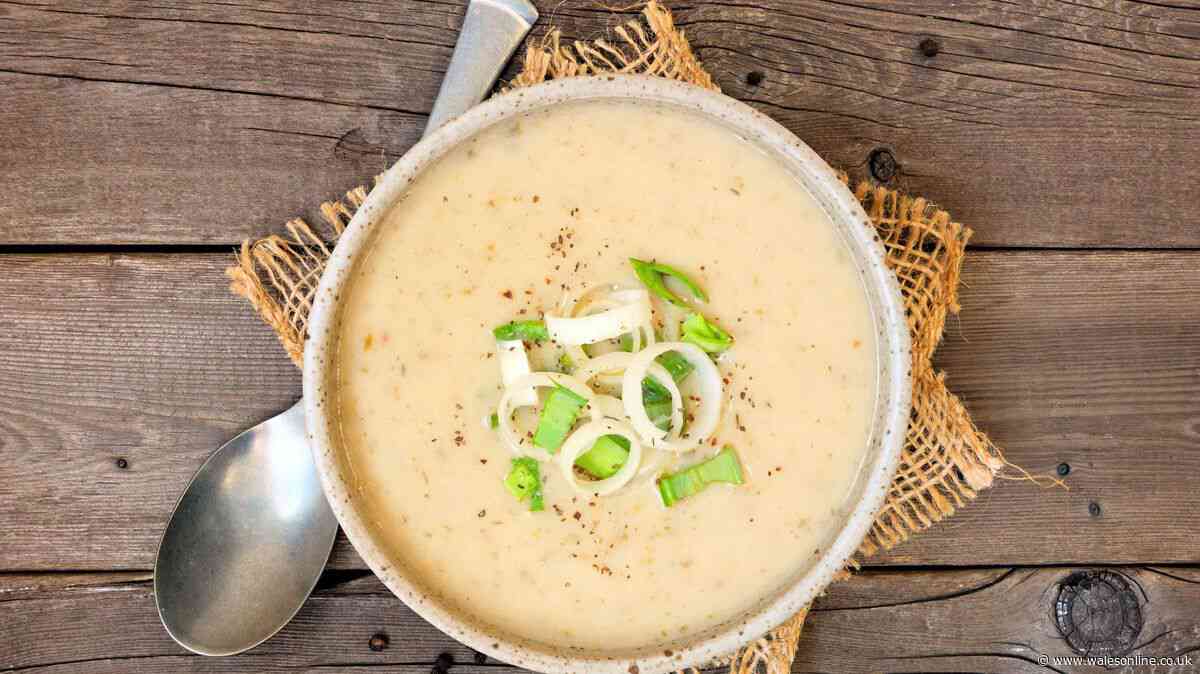 Leek and potato soup tastes even better when you add easy extra step