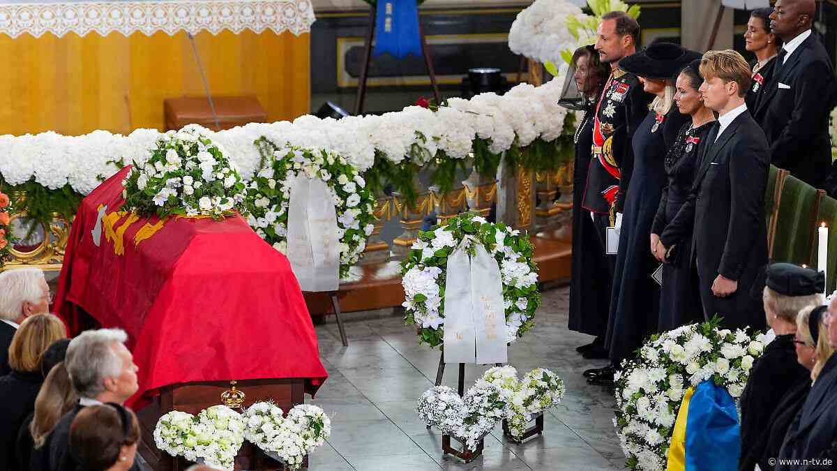 Große Trauer in Oslo: Royals und Staatsgäste verabschieden Harald V.
