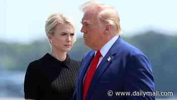 Trump caught secretly slipping eye-popping cash to Natalie Harp, 35, and two other young female White House staffers