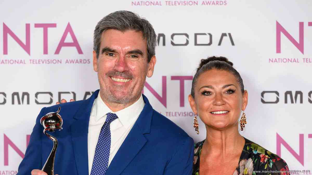 Emmerdale's Jeff Hordley hails 'wing woman' following NTAs win with tribute to co-star wife