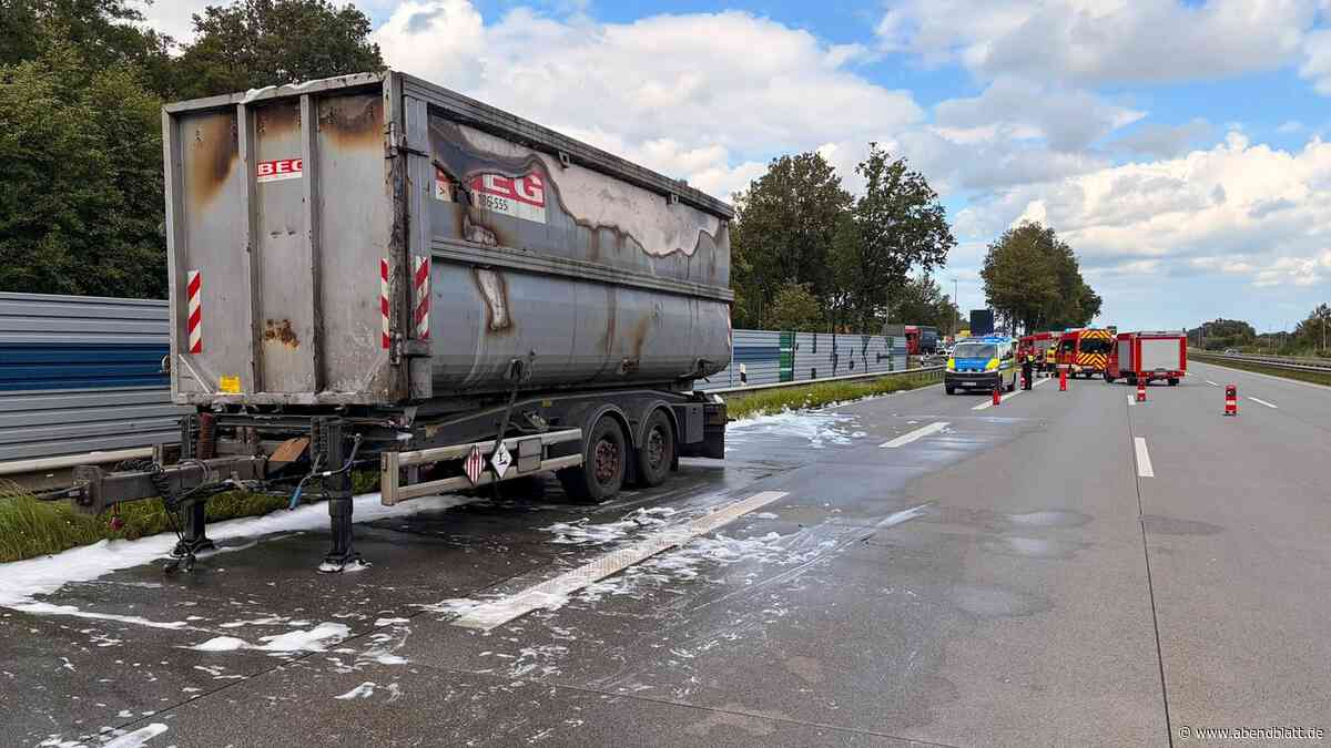 A1 im Hamburger Süden erneut gesperrt – schon jetzt 10 Kilometer Stau