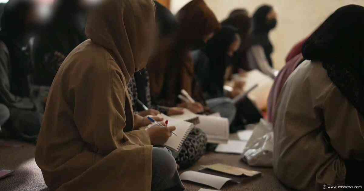 CBS News gets rare access to a secret Afghan girls' school