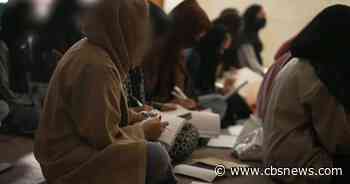 CBS News gets rare access to a secret Afghan girls' school
