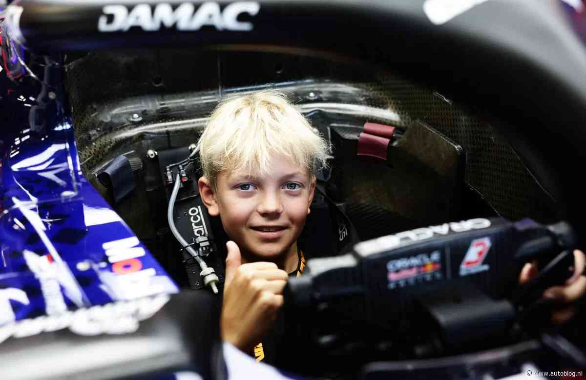 Red Bull zet bekende zoon in F1-auto van Max Verstappen