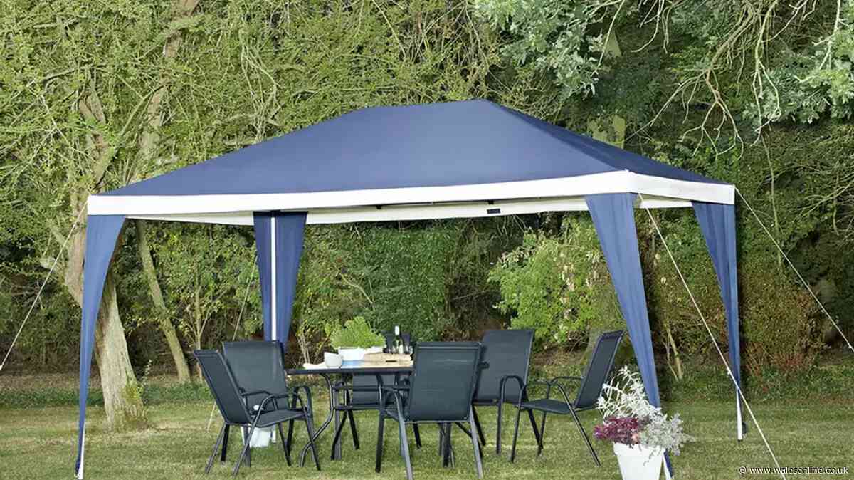 'Sturdy' waterproof gazebo 'tested by a heavy storm' now £50 down from £170